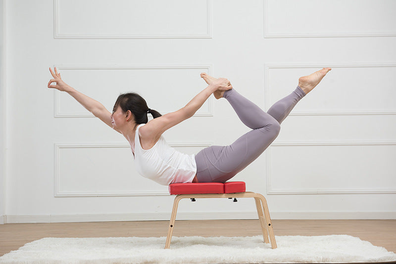 Wooden Shoulderstand God Assisted Handstand Chair